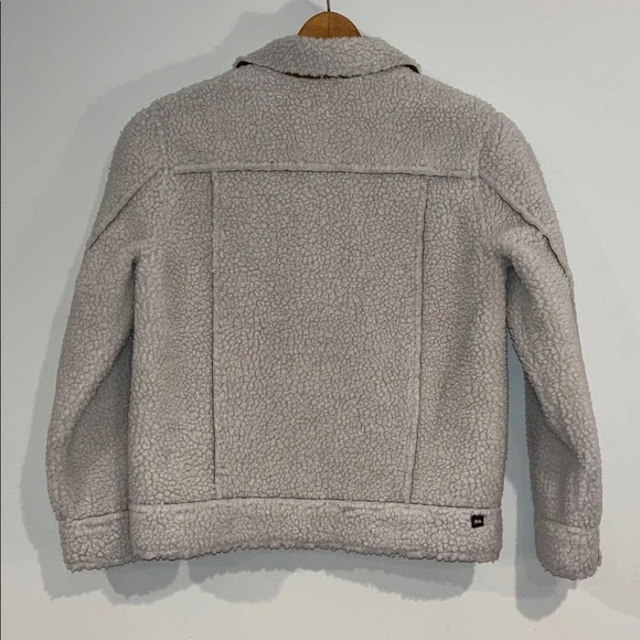 TEA Collection Sherpa Trucker Jacket Snap Front Unisex 12 XL Girls Boys EUC - Picture 10 of 11